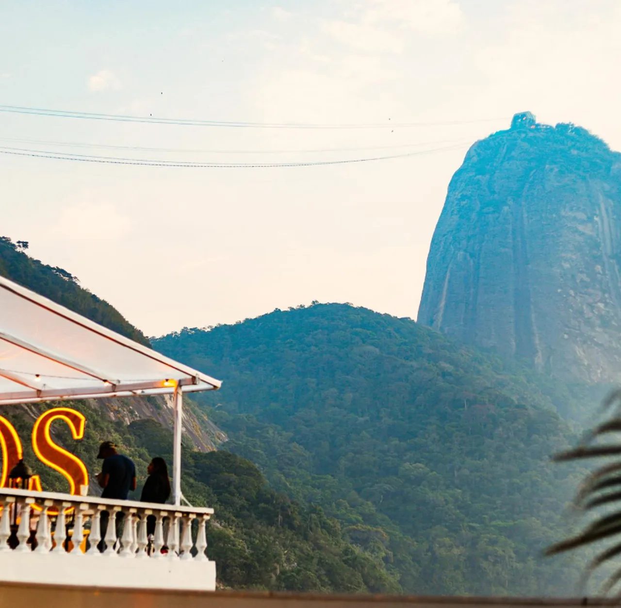 Vista do Pão de Açúcar a partir do espaço do Réveillon Virada dos Desejos